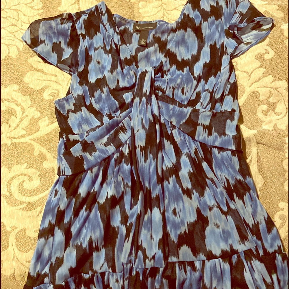 INC Flowy Empire Waist Blouse